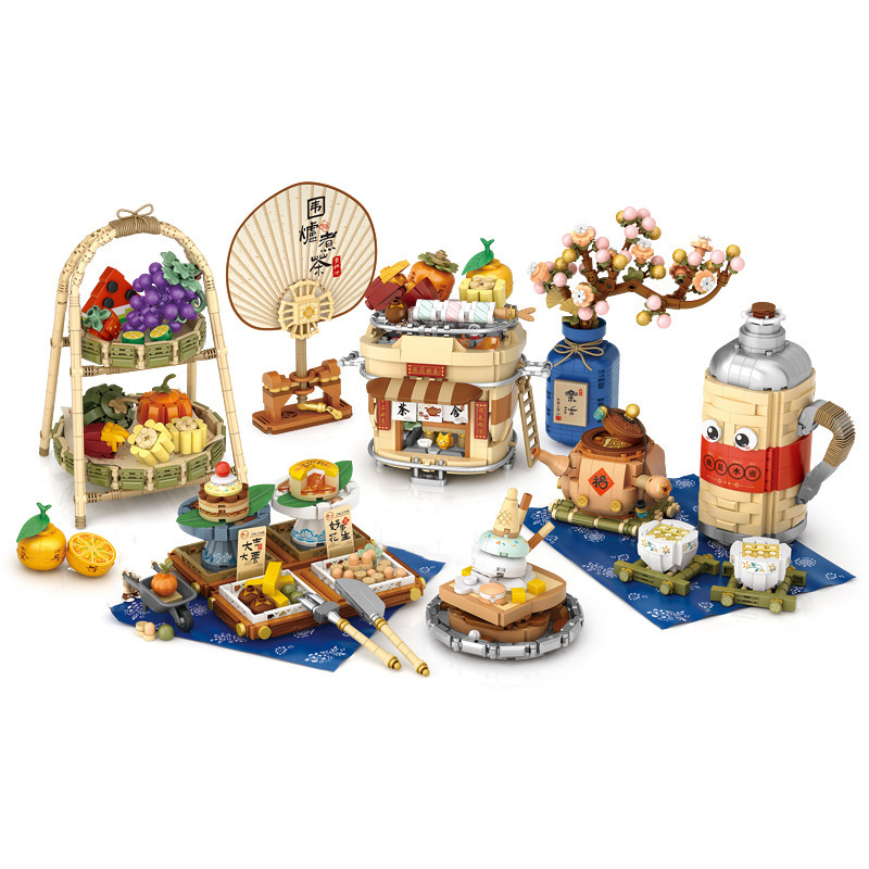 ألعاب مكعبات بناء صغيرة على شك - مراجعة Food Snacks Brands وسعره