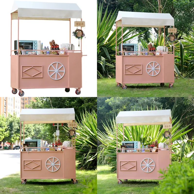 عربة وجبات خفيفة متنقلة تدفع ب - مراجعة Snacks Food Stall وسعره