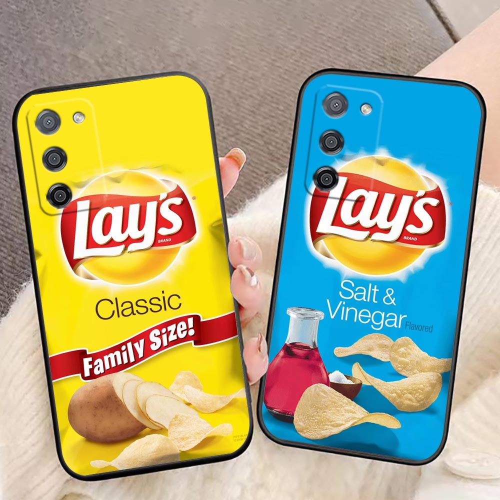 غطاء هاتف لأجهزة OPPO A5X A6X  - مراجعة Logo Food Snack وسعره