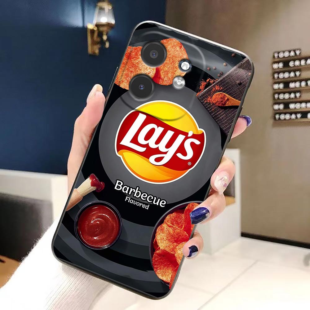 غطاء هاتف على شكل وجبة خفيفة م - مراجعة Logo Food Snack وسعره