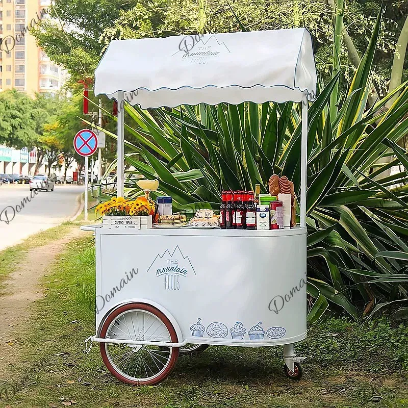 عربة متنقلة للاستخدام الخارجي  - مراجعة Snacks Food Stall وسعره