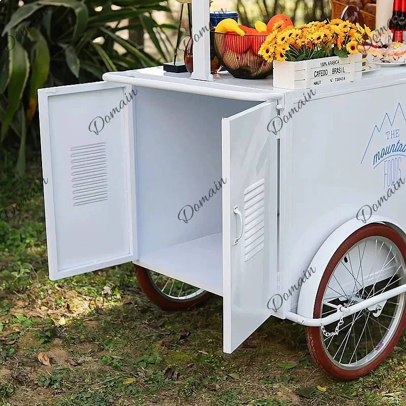 عربة متنقلة للاستخدام الخارجي  - مراجعة Snacks Food Stall وسعره